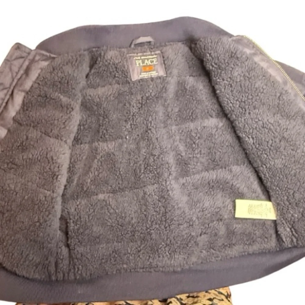 Toddler Boys 3T Varsity Jacket | Sherpa Lined | Water Resistant - Picture 5 of 7